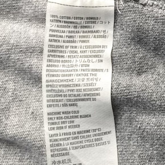 Vintage Y2K Abercrombie & Fitch Gray Stripe Moose Muscle Crewneck Sweater Men XL - Picture 7 of 8